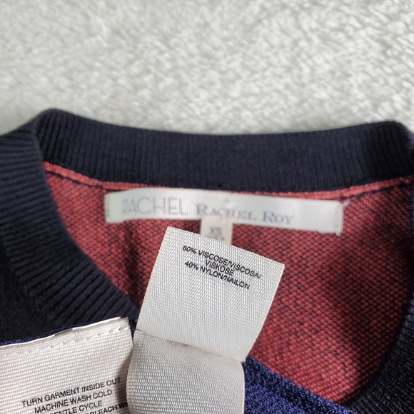 Rachel Rachel Roy Knit Dress Womens Sz XS Multicolor - Picture 2 of 4